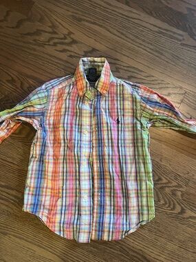 Ralph Lauren Multicolor Plaid Button-Down Shirt - Men's